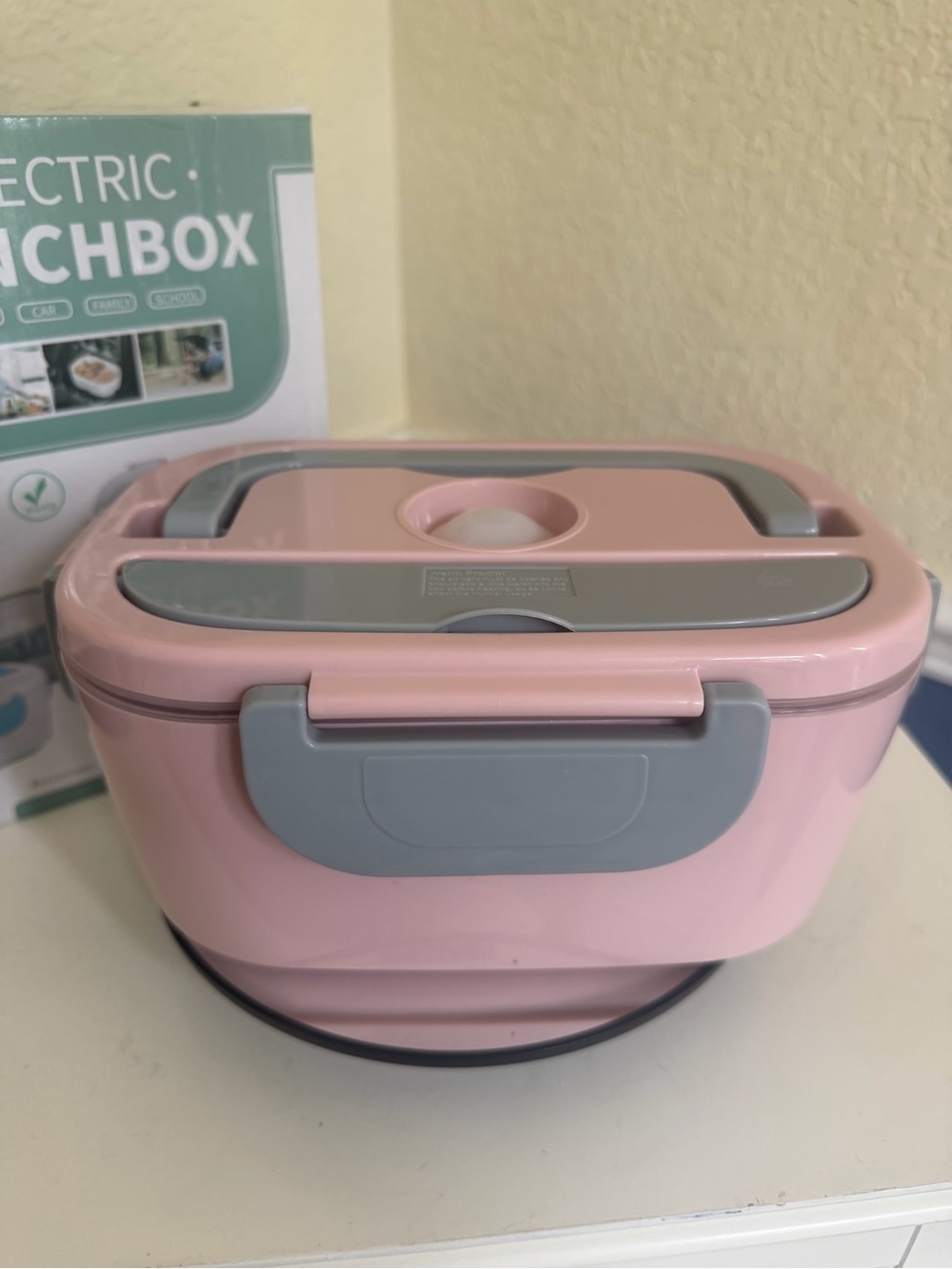 Dual Use Electric Lunch Box Food Heater Microwave Bento Lunchbox Cutlery 777588